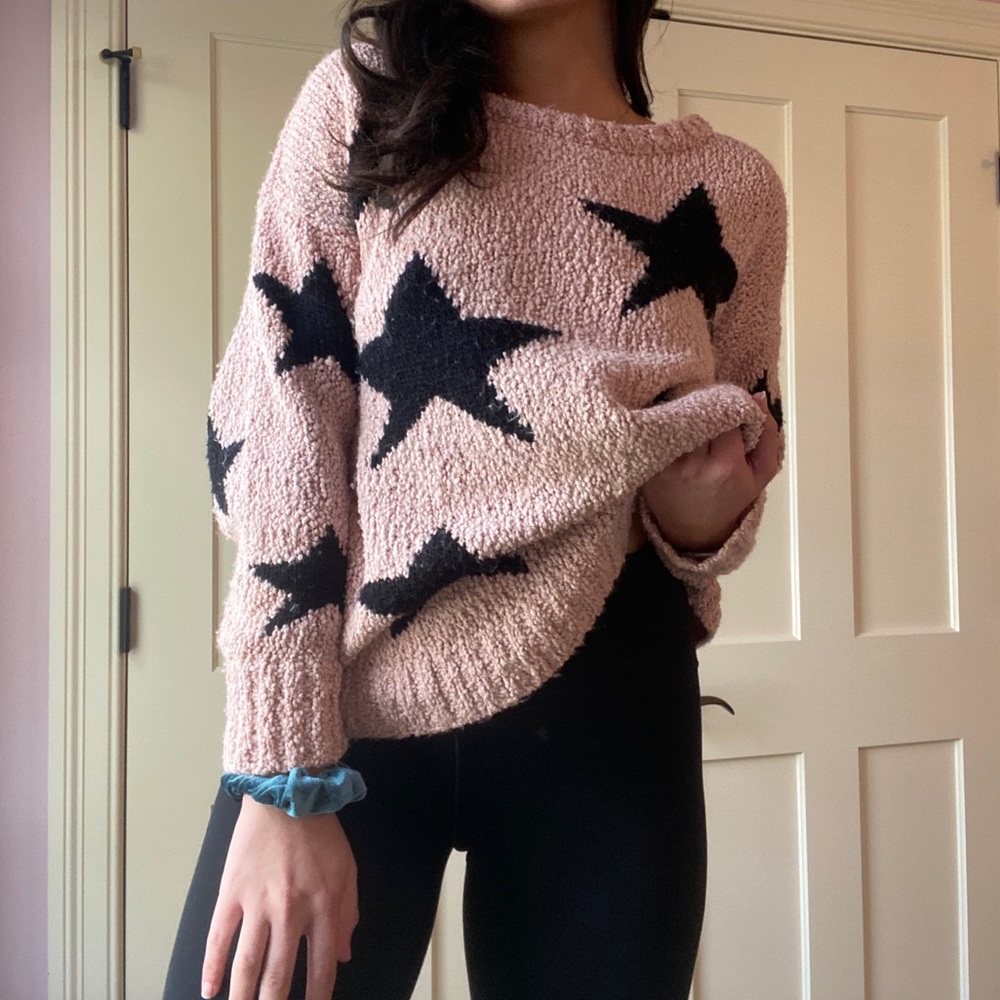 Nordstrom Star Pattern Sweater Size M